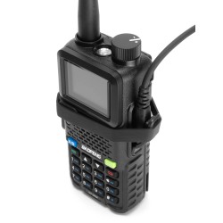 Tridos chránič PTT a regulační kolo pro Baofeng UV-5RM - Černá