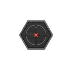3D gumová nášivka SNIPER SCOPE Patch - Čierna