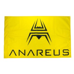 ANAREUS Game Mode Flag 60x90 cm - Yellow
