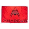 ANAREUS herní vlajka 60x90 cm - Červená