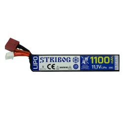 Delta Armory Li-Pol baterie STRIBOG 11,1V 1100mAh, 20C, T-Dean - Buffer stick