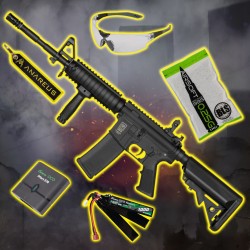 STARTER PACK M4A1 RIS Gen2 (SA-C03 CORE™ HAL ETU™) – Black | ANAREUS