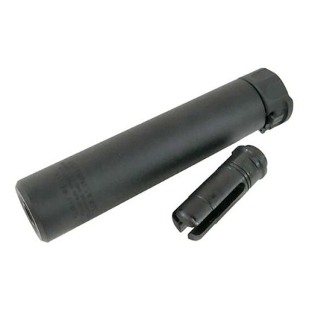 5KU SOCOM 556 Airsoft QD Suppressor (178 mm), 14 mm CCW - Black