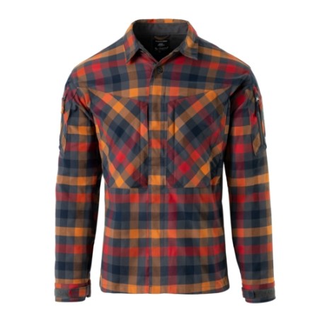 HELIKON taktická košile MBDU Nylon Sorona® - Dark Autumn Checkered