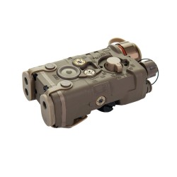 LAB PEQ-NGAL + LED svítilna s IR krytkou + červený laser + IR laser - pískový