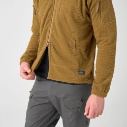 HELIKON funkčná fleecová mikina ALPHA TACTICAL - Sivá