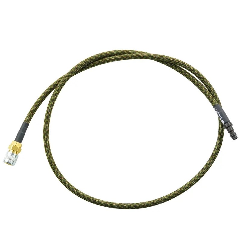 EPeS SlimLine HPA Hose with Braid, 100 cm - Green