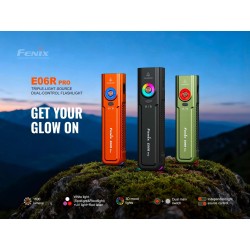 FENIX nabíjecí EDC svítilna E06R PRO 1600 lm – Černá | ANAREUS