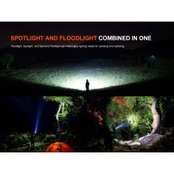 FENIX CP50R Rechargeable Multifunctional Light CP50R, 5500 lm - Black