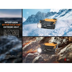 FENIX čelovka HM23 V2.0, 300 lm - Černá