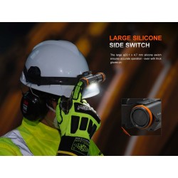 FENIX nabíjacia čelovka ATEX WH35RE, 280 lm - Čierna