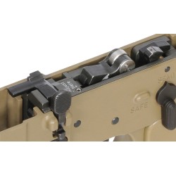 CYMA airsoftová puška MK16 URG-I 13.5" CGS GBBR - Čierna / piesková