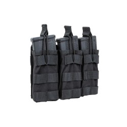 SATAC otevřená MOLLE sumka na 3 zásobníky M4 / AR15 - Černá