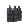 SATAC otevřená MOLLE sumka na 3 zásobníky M4 / AR15 - Černá