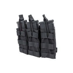 SATAC otevřená MOLLE sumka na 3 zásobníky M4 / AR15 - Černá