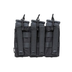 SATAC otevřená MOLLE sumka na 3 zásobníky M4 / AR15 - Černá