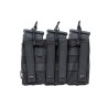 SATAC otevřená MOLLE sumka na 3 zásobníky M4 / AR15 - Černá