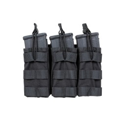 SATAC otevřená MOLLE sumka na 3 zásobníky M4 / AR15 - Černá