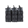 SATAC otevřená MOLLE sumka na 3 zásobníky M4 / AR15 - Černá