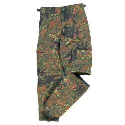 Kalhoty dětské US BDU ZIP-OFF  FLECKTARN, velikost XS