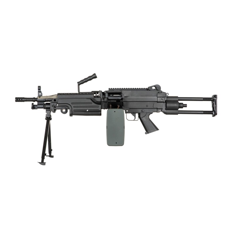 Specna Arms airsoftový kulomet M249 PARA (SA-249 CORE™ X-ASR) – Černá