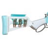 G&G LevAR 15" Gas Non-Blowback Airsoft Rifle – Blue / White | ANAREUS