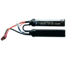 STRIKE Li-Pol Battery 7.4V 1300mAh, 25C, T-Dean - Nunchuk