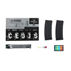 SA M4 CQB Keymod Gen2 Airsoft Rifle (SA-C08 CORE™ HAL ETU™) - Black