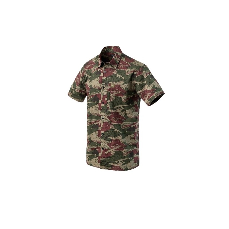 HELIKON havajská košeľa - Brushstroke Camo