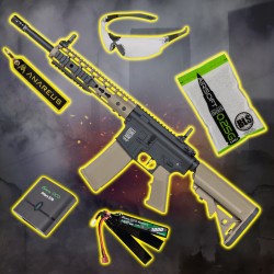 STARTER PACK set SA M4 Keymod Gen2 (SA-C09 CORE™ HAL ETU™) - Half-Tan