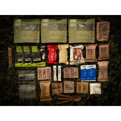 PRO-RATION MRE dávka potravin FULL-DAY MENU VEGE