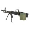 LCT airsoftový kulomet M60 E4, ocelové tělo – Šedá | ANAREUS AIRSOFT