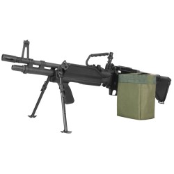 LCT guľomet M60 E4 6061, hliníkové telo – Šedá | ANAREUS AIRSOFT