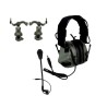 WST taktický aktivní headset Gen5 AMP TYPE – Zelená