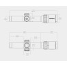 VO LPVO Riflescope CONTINENTAL X8 1–8x24 ED Fiber SFP - Black