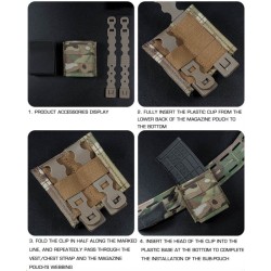 WST FAST Type 5.56 (M4) Magazine MOLLE Pouch, Short – MC