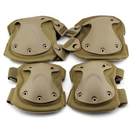WST KING KONG QD Protective Pads Gear Set – Coyote