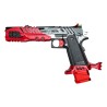 CTM TAC CNC snížený adaptér RIS pažby Hi-Capa – Červená