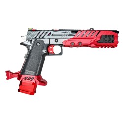 CTM TAC CNC snížený adaptér RIS pažby Hi-Capa – Červená