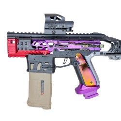 CTM AAP-01 M4XIMUS Kit CNC Extended Rail Blast Shield – Red