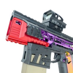 CTM kompenzátor AAP-01 M4XIMUS Kit Rail Blast Shield – Červená