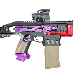 CTM kompenzátor AAP-01 M4XIMUS Kit Rail Blast Shield – Červená