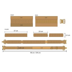 Novritsch taktický MOLLE opasok MINIMAL | ANAREUS