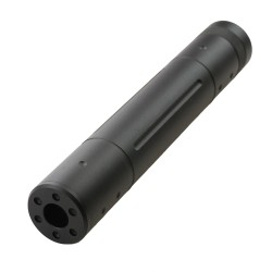 EPeS tlumič 32 × 195 mm s výplní, drážky – Černá | ANAREUS