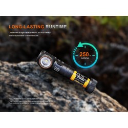 FENIX nabíjacia čelovka HM53R Garnet – Čierna | ANAREUS