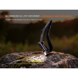FENIX nabíjacia čelovka HM61R Amber V3.0 – Čierna | ANAREUS