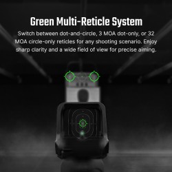 OLIGHT kolimátor Osight SE (zelená tečka), RMSc Footprint | ANAREUS