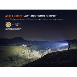 FENIX nabíjecí svítilna C7 PRO 4600 lm – Černá | ANAREUS