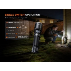 FENIX nabíjecí svítilna C7 PRO 4600 lm – Černá | ANAREUS