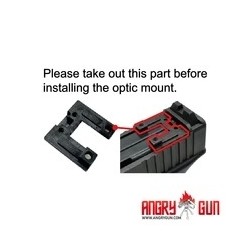 Angry Gun RMR / SRO montáž kolimátoru OPF-G pro Marui G17 MOS Gen5